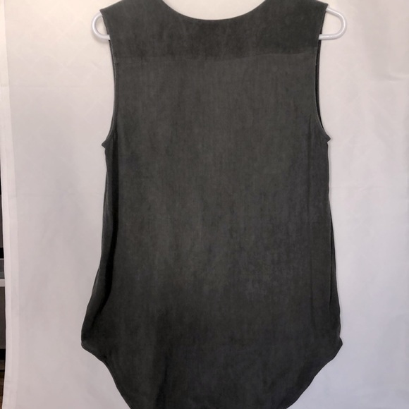 Theory Women’s Gray Vest Blouse Small - Picture 2 of 5